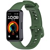 Strap-it Strap-it Bracelet silicone classique Huawei Band 9 (vert foncé) Strap-it Strap-it Bracelet silicone classique Huawei Band 9 (vert foncé)