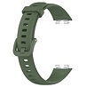 Strap-it Strap-it Bracelet silicone classique Huawei Band 9 (vert foncé) Strap-it Strap-it Bracelet silicone classique Huawei Band 9 (vert foncé)