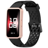 Strap-it Bracelet silicone air Huawei Band 9 (noir)