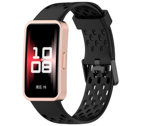 Strap-it Bracelet silicone air Huawei Band 9 (noir)