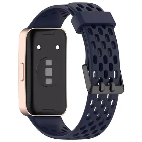 Strap-it Strap-it Bracelet silicone air Huawei Band 9 (bleu foncé)