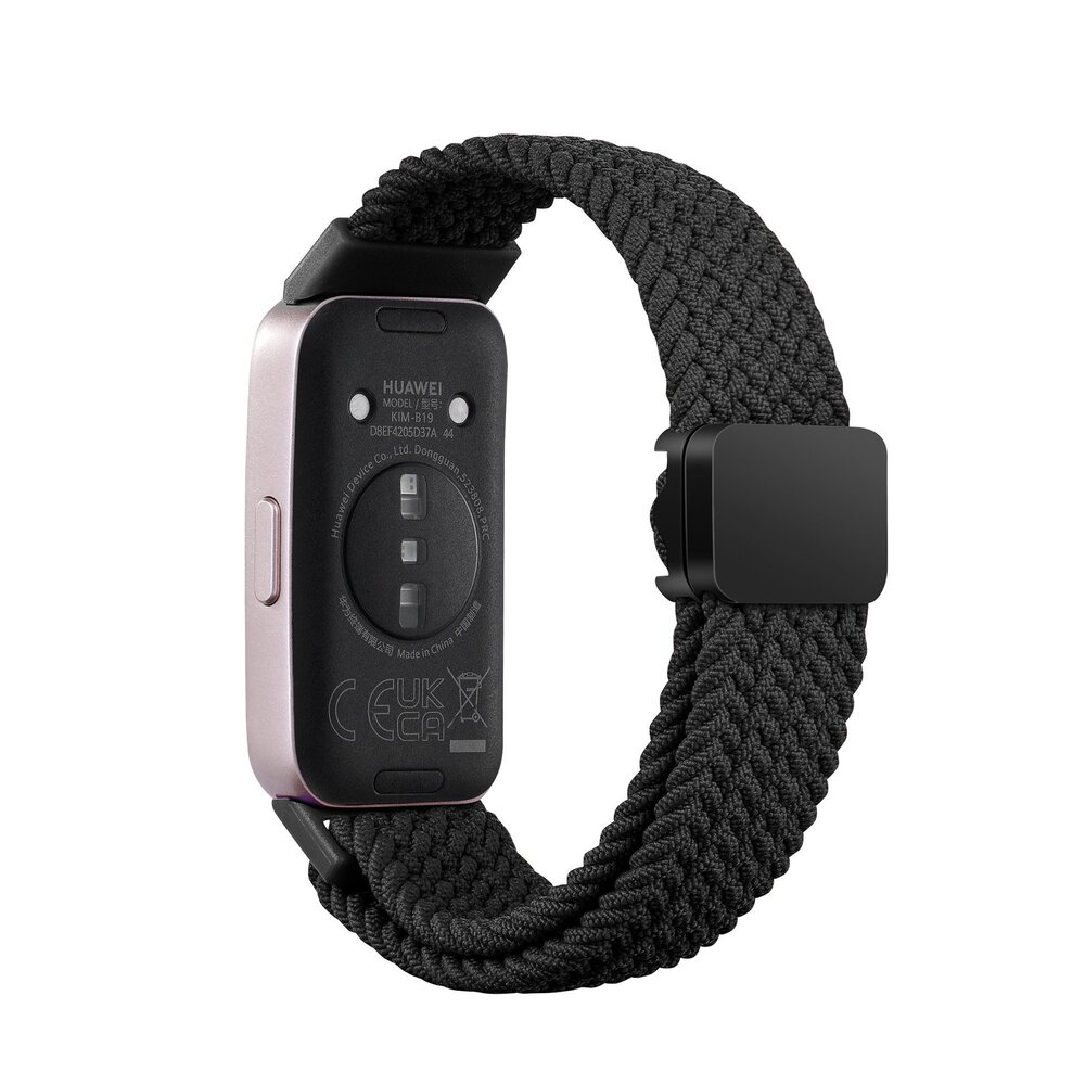 Strap-it Strap-it Bracelet tressé Huawei Band 9 (noir)