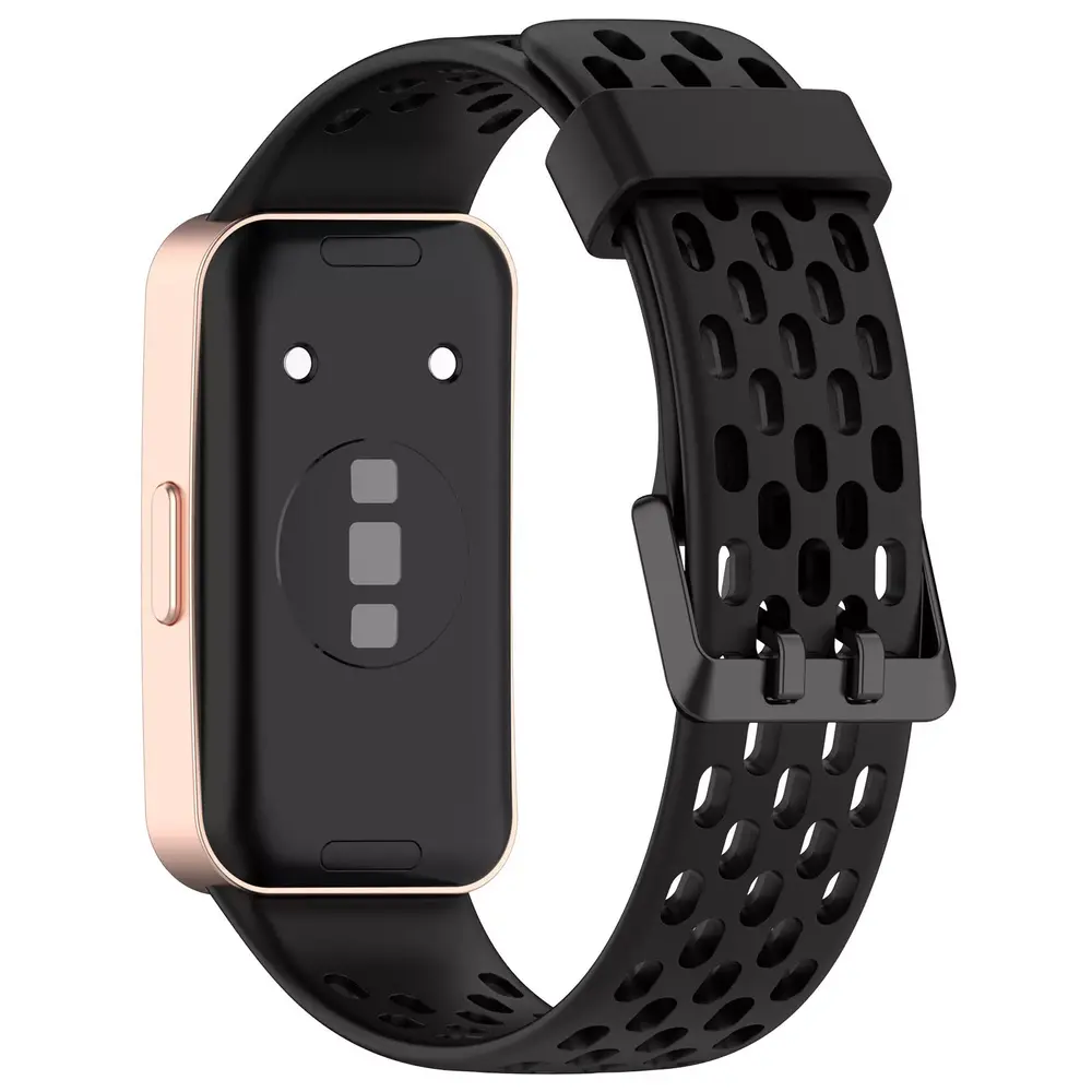 Strap-it Strap-it Bracelet silicone air Huawei Band 10 (noir)