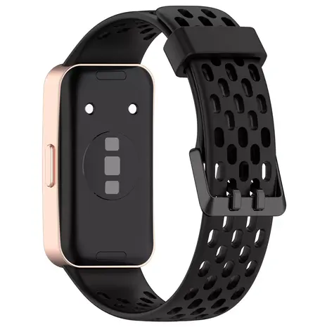 Strap-it Strap-it Bracelet silicone air Huawei Band 10 (noir)