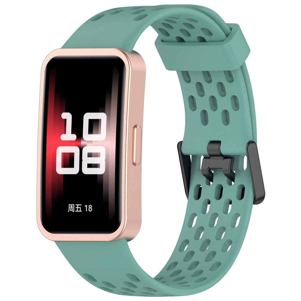Strap-it Strap-it Bracelet silicone air Huawei Band 10 (vert pin)