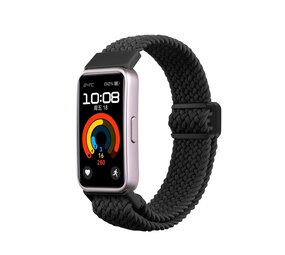 Strap-it Bracelet tressé Huawei Band 10 (noir)