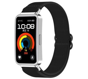 Strap-it Bracelet élastique Huawei Band 10 (noir)