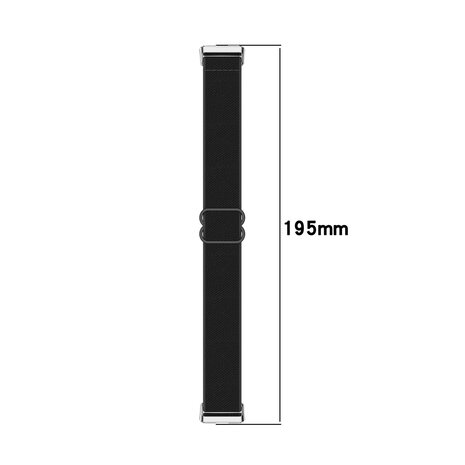 Strap-it Strap-it Bracelet élastique Huawei Band 10 (noir)