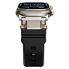 Strap-it Strap-it Bracelet silicone 'Adventurer' Apple Watch (noir avec titane) Strap-it Strap-it Bracelet silicone 'Adventurer' Apple Watch (noir avec titane)