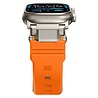 Strap-it Strap-it Bracelet silicone 'Adventurer' Apple Watch (orange avec titane) Strap-it Strap-it Bracelet silicone 'Adventurer' Apple Watch (orange avec titane)