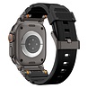 Strap-it Strap-it Bracelet silicone 'Adventurer' Apple Watch (noir avec noir) Strap-it Strap-it Bracelet silicone 'Adventurer' Apple Watch (noir avec noir)