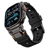 Strap-it Strap-it Bracelet silicone 'Adventurer' Apple Watch (noir avec noir) Strap-it Strap-it Bracelet silicone 'Adventurer' Apple Watch (noir avec noir)