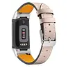 Strap-it Strap-it Bracelet cuir moderne Fitbit Charge 5 (beige clair) Strap-it Strap-it Bracelet cuir moderne Fitbit Charge 5 (beige clair)