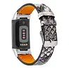 Strap-it Strap-it Bracelet cuir moderne Fitbit Charge 6 (snake) Strap-it Strap-it Bracelet cuir moderne Fitbit Charge 6 (snake)