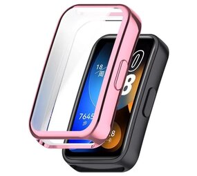 Strap-it Coque TPU Huawei Band 8 / 9 / 10 (rose)