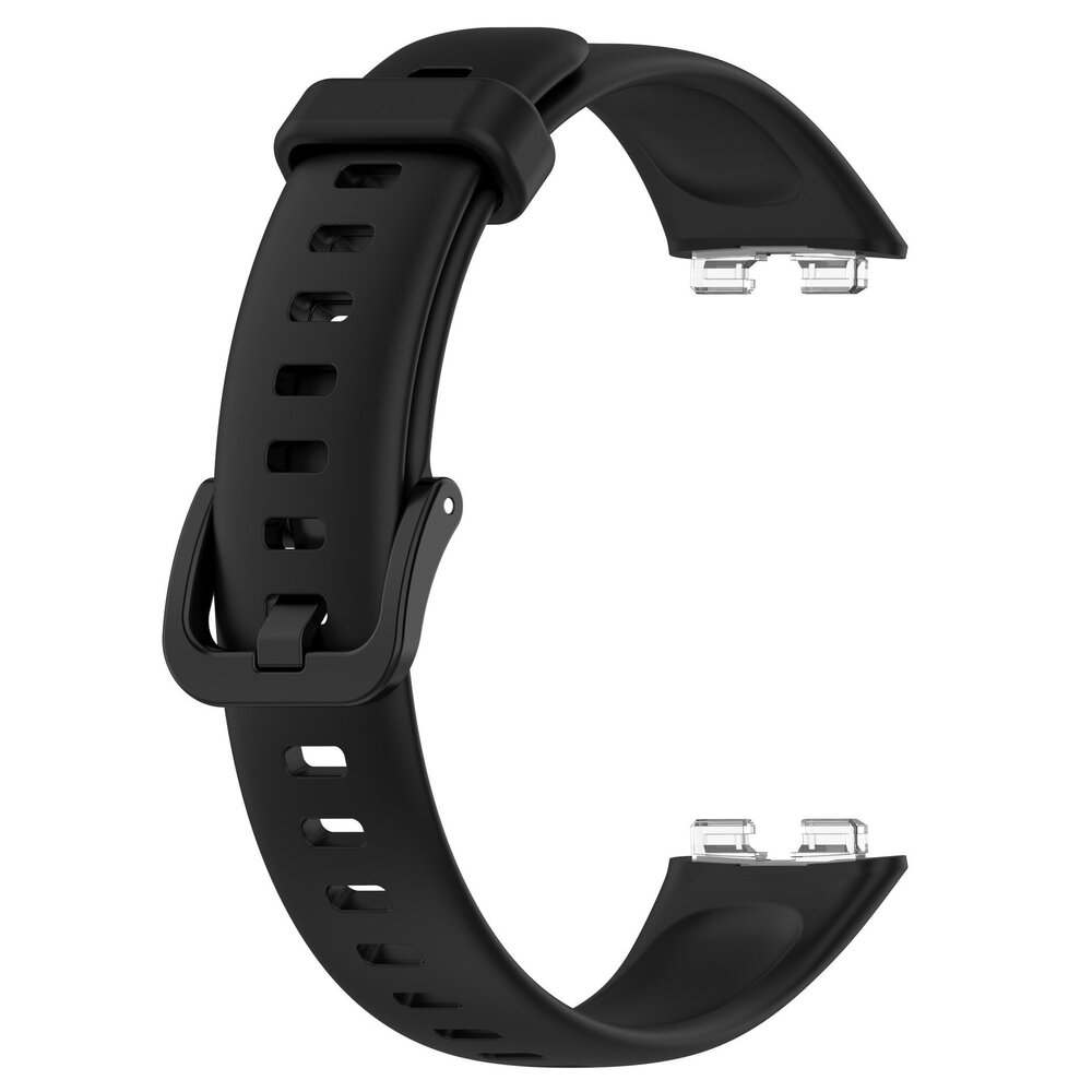 Strap-it Strap-it Bracelet silicone classique Huawei Band 8 (noir)