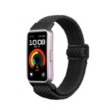 Strap-it Bracelet tressé Huawei Band 8 (noir)