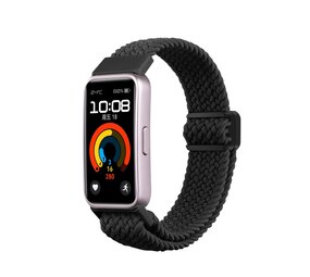 Strap-it Bracelet tressé Huawei Band 8 (noir)