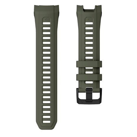 Strap-it Strap-it Bracelet silicone 'perfect fit' Garmin Instinct 3 - 50mm (vert armée)