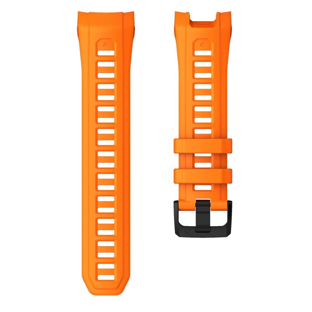 Strap-it Strap-it Bracelet silicone 'perfect fit' Garmin Instinct 3 - 45mm (orange)