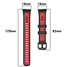 Strap-it Strap-it Bracelet sport Huawei Band 8 (noir/rouge) Strap-it Strap-it Bracelet sport Huawei Band 8 (noir/rouge)