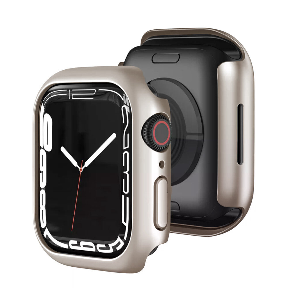 Strap-it Strap-it Coque rígide Apple Watch (lumière stellaire)