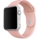 Strap-it Bracelet silicone Apple Watch (rose clair)