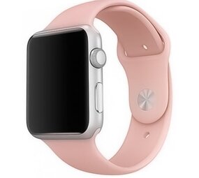 Strap-it Bracelet silicone Apple Watch (rose clair)