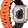 Strap-it Strap-it Bracelet Ocean Apple Watch avec fermeture à pression (orange/noir) Strap-it Strap-it Bracelet Ocean Apple Watch avec fermeture à pression (orange/noir)