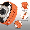 Strap-it Strap-it Bracelet Ocean Apple Watch avec fermeture à pression (orange/noir) Strap-it Strap-it Bracelet Ocean Apple Watch avec fermeture à pression (orange/noir)