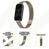 Bandz Bandz Bracelet milanais loop Fitbit Luxe (champagne) Bandz Bandz Bracelet milanais loop Fitbit Luxe (champagne)