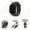 Bandz Bandz Bracelet silicone 'Classic' TomTom Spark (noir) Bandz Bandz Bracelet silicone 'Classic' TomTom Spark (noir)