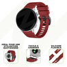 Strap-it Bandz Bracelet silicone á boucle Garmin Instinct 3 - 45mm (rouge) Strap-it Bandz Bracelet silicone á boucle Garmin Instinct 3 - 45mm (rouge)