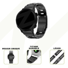 Strap-it Bandz Bracelet à maillons titane Garmin Fenix 5x/6x (noir) Strap-it Bandz Bracelet à maillons titane Garmin Fenix 5x/6x (noir)