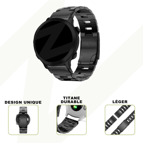 Bandz Bandz Bracelet titane 'Classic' Garmin Fenix 7x (noir) Bandz Bandz Bracelet titane 'Classic' Garmin Fenix 7x (noir)