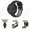 Bandz Bandz Bracelet sport avec boucle Garmin Forerunner 735xt (noir/gris) Bandz Bandz Bracelet sport avec boucle Garmin Forerunner 735xt (noir/gris)
