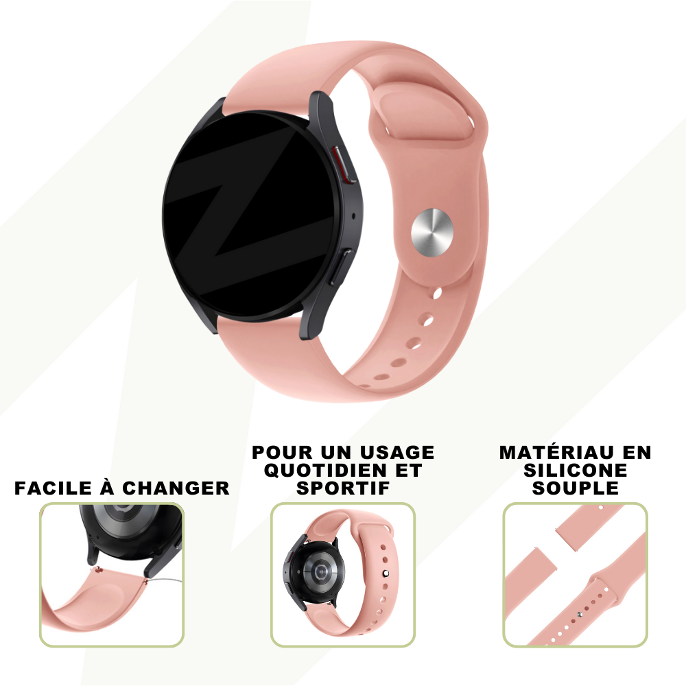 Bandz Bandz Bracelet sport 'Deluxe' Amazfit GTR Mini (rose)