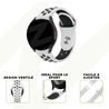 Bandz Bandz Bracelet sport 'Deluxe' Coros Apex 2 (blanc/noir) Bandz Bandz Bracelet sport 'Deluxe' Coros Apex 2 (blanc/noir)