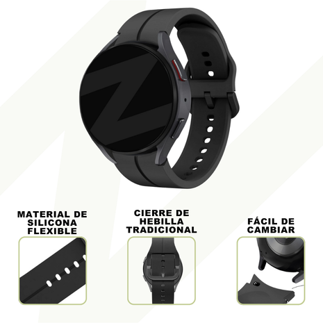 Bandz Bandz Bracelet silicone 'Extreme' Samsung Galaxy Watch 7 - 40mm (noir)