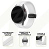 Bandz Bandz Bracelet silicone avec D-Buckle Samsung Galaxy Watch 5 Pro (blanc) Bandz Bandz Bracelet silicone avec D-Buckle Samsung Galaxy Watch 5 Pro (blanc)