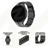 Bandz Bandz Bracelet acier "Iron" Samsung Galaxy Watch 4 Classic 46mm (noir) Bandz Bandz Bracelet acier "Iron" Samsung Galaxy Watch 4 Classic 46mm (noir)