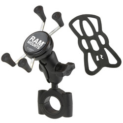 X-Grip® Short Arm Phone Holder with Large Handlebar Base