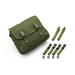 Daytona Canvas Saddlebag Green