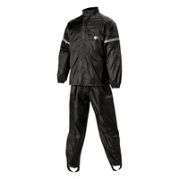 Combinaison De Pluie Weather Pro Noir/Noir - (Choisissez La Taille)