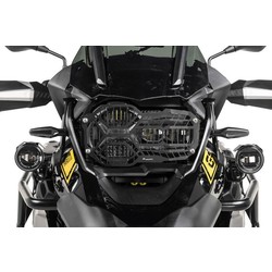 Touratech Protecteur de Phare en Acier Inoxydable avec Attache Rapide pour Phare à LED, pour BMW R 1250 GS/ GSA