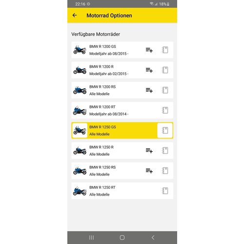 Touratech Connect APP Incluso Hardware per BMW R1250GS/R1200GS