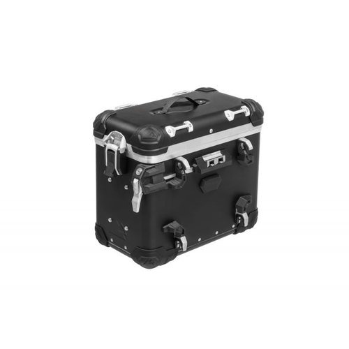 Touratech Sacoche en Aluminium ZEGA Evo "And-Black", 38 Litres |Gauche