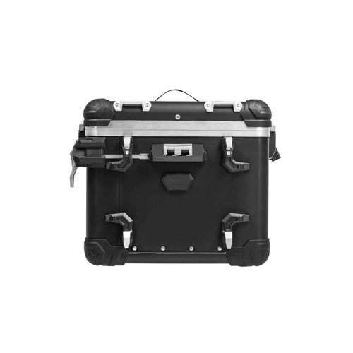 Touratech Sacoche en Aluminium ZEGA Evo "And-Black", 38 Litres |Gauche