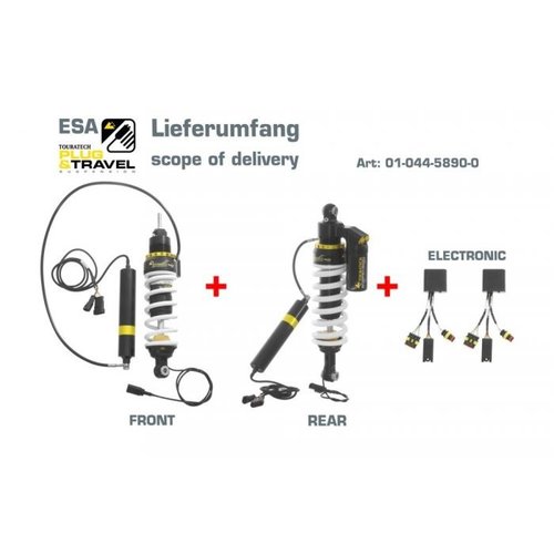 Touratech Shock Absorber Plug & Travel ESA Expedition Set for BMW R 1200 GS Model ('07-'10)