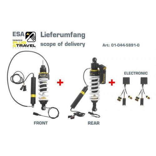 Touratech Schokbreker Plug & Travel ESA Expedition Set voor BMW R 1200 GS Model ('10-'12)
